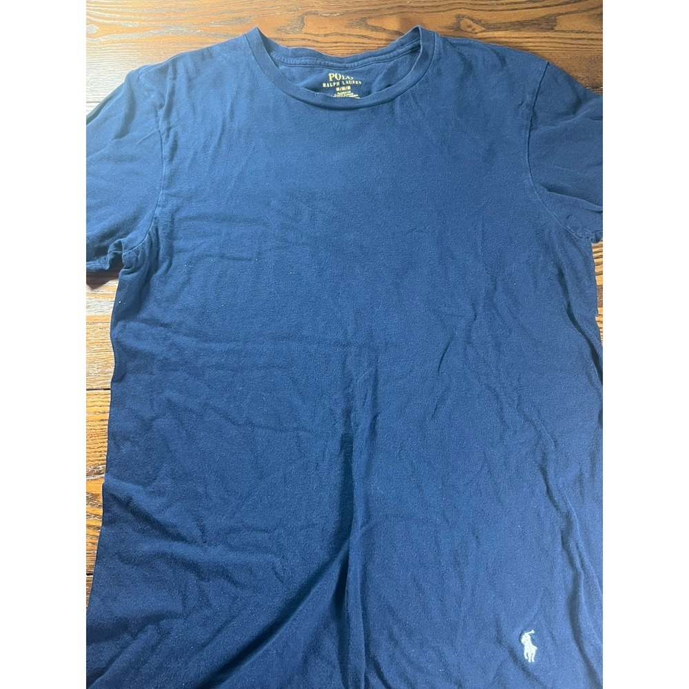 Polo Ralph Lauren Mens Classic Fit Crew Neck T-Shirt Navy Blue Size Medium